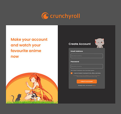 Crunchyroll - Website Redesign
