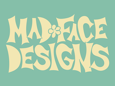 Mad Face Designs adobe adobe illustrator branding graphic design hand drawn type logo mad face designs retro retro design