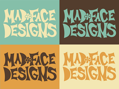 Mad Face Designs adobe adobe illustrator branding graphic design hand drawn type logo retro retro design