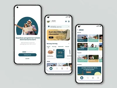 Holiyay - Holiday Reservation App figma holiday mobile app product design ui ui ux ux