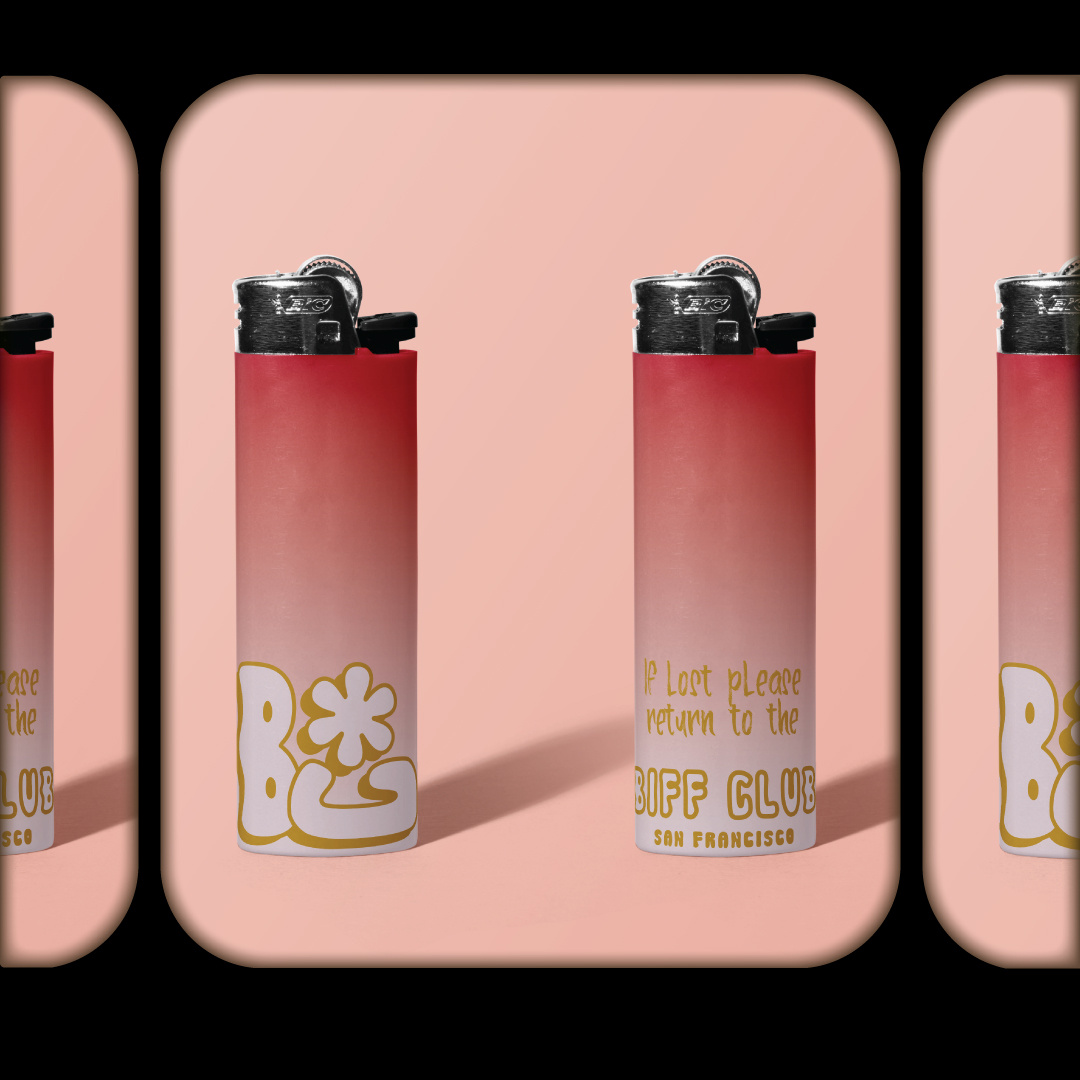 Biff Club bic bic lighter branding graphic design lighter lighter mock up marijuana skate skate brand smoking weed