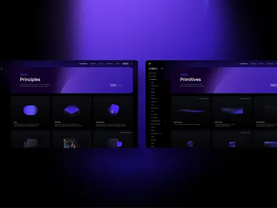 Design System Documentation Website components design system illustrations product design saas