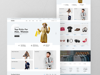 Minimal E-commerce Website checkout clean design cloths design ecommerce website minimal design modern design online store payment product uiux prototype trend 2023 trendy design ui user interface ux web ui website ui website ux wireframe