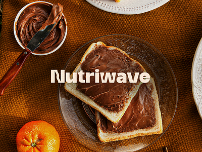 Nutriwave | Food Spread Logo Design brand identity branding business logo chocolate spread logo company logo custom logo design food logo graphic design logo logo design vector visual identity visuals