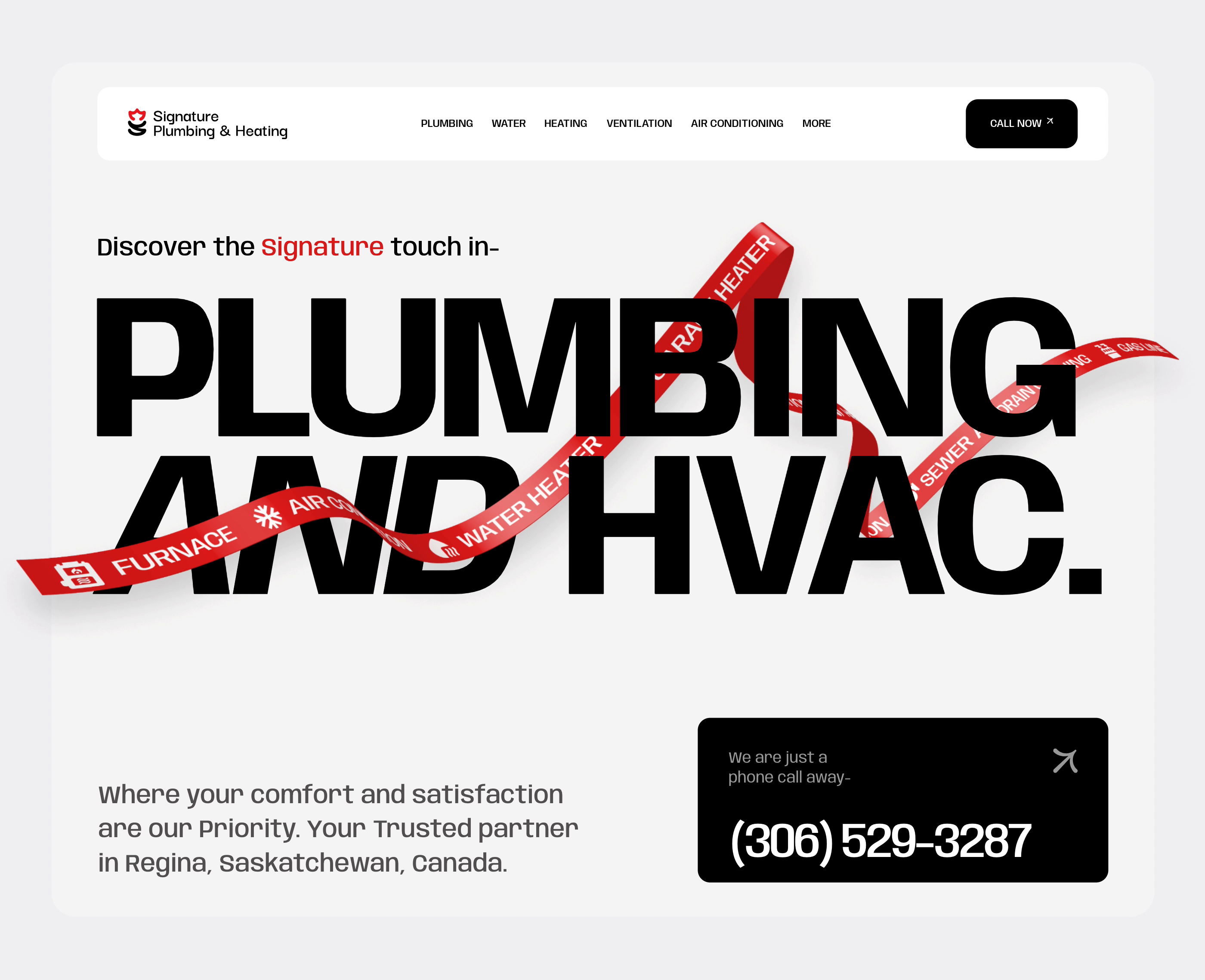 Example of Custom Hvac Website Design (Basic)
