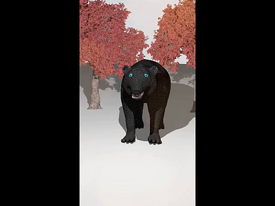 Black Magic Bear 3d design 3danimation 3denvironment 3drigging 3dtexuring