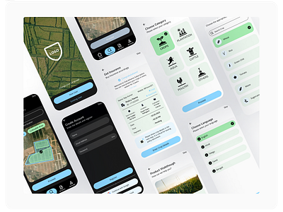 Fram Insurance App, UI Rewamp, Themes app application dark mode dashboard design farminsurance figma fintech highfidelity insurance light mode mockup product prototyping ued ui ux visual design