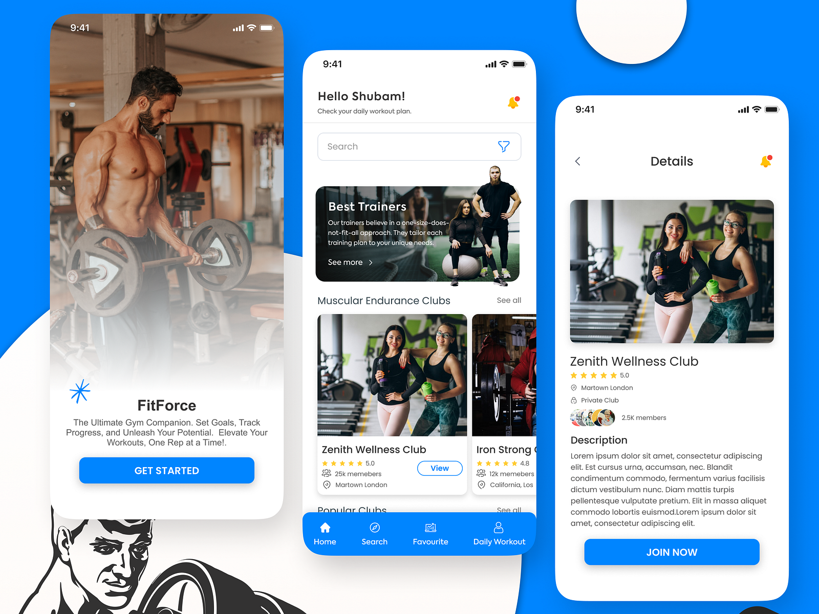 Fitness App Design | UI/UX | Fitness Workout by MediaDecode on Dribbble