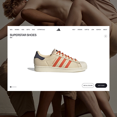 ADIDAS WEBSITE REDESIGN adiads figma ui uxui website