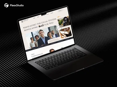 Criminal Defense Attorney Lawyer Landing Page advocate agency attorney business consultancy consulting defenseattorney firm fleexstudio gradient justice landing page law lawyer legal minimal trend uiux web design website