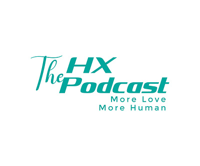 the HX podcast company logo project design logo logo design