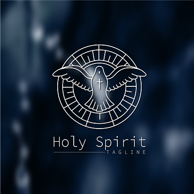 This is a logo Holy Spirit. 3d branding graphic design logo motion graphics ui