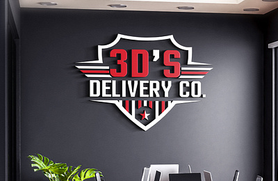 Logo Design Complete for Transportation Company. delivery logo service logo shield logo