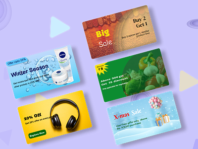 Offer cards - UI/UX design 3d app design app uiux branding card design design discount offer offer cards sample design simple uiux ui uiux web design