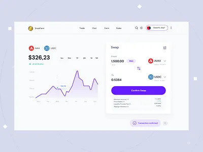 Defi Exchange design aave avalanch blockchain clean crypto crypto exchange crypto farm crypto finance defi exchange farm finance indian design studio indianpix minimal sanket simple solana pool top indian design studio top indian uiux designer