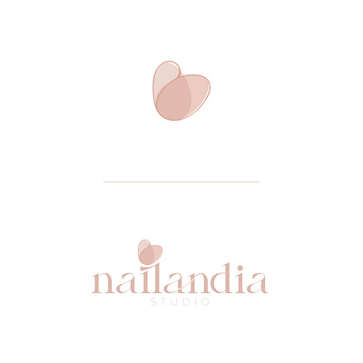 Nailandia Studio Logo artist branding design designer graphic design illustrator logo nails photoshop studio