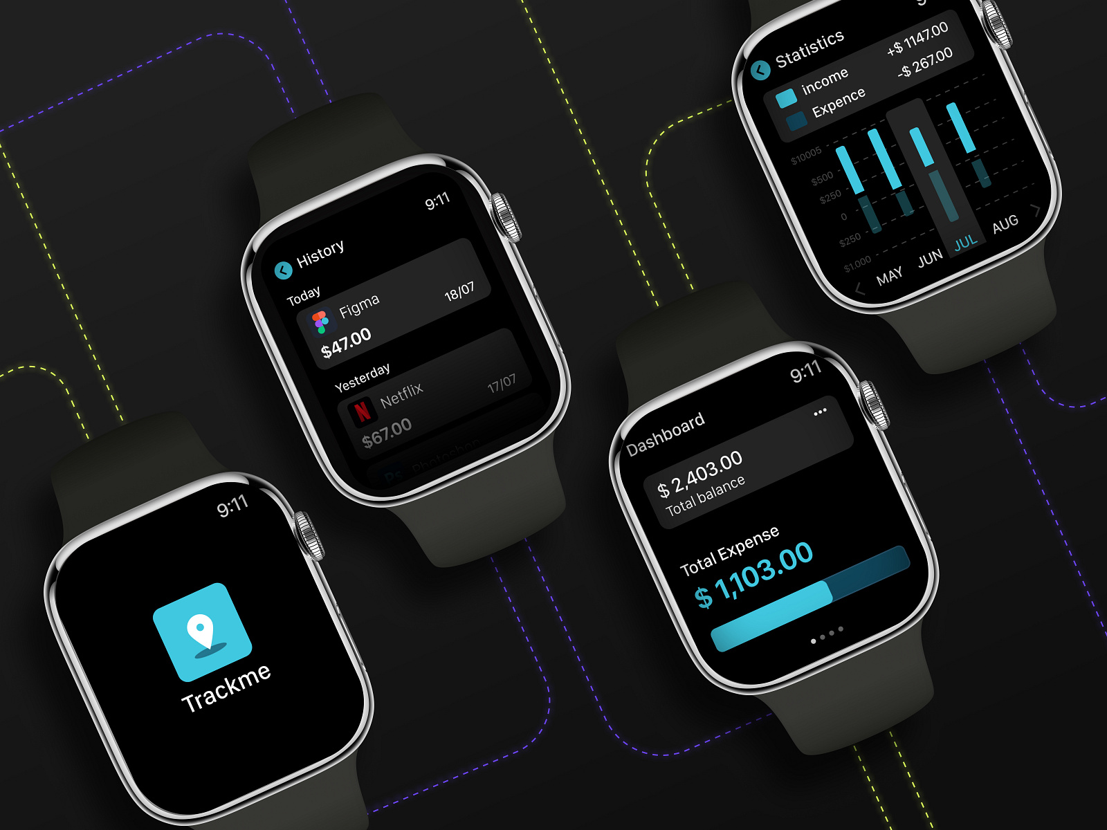 Smart watch Tracker App by Md Saimon Hossen on Dribbble