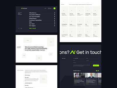 Netceed — Wireframes to UI button case study clean green interaction landing page landingpage layout ui ui design ux ux design video web web design webflow website website design white wireframes