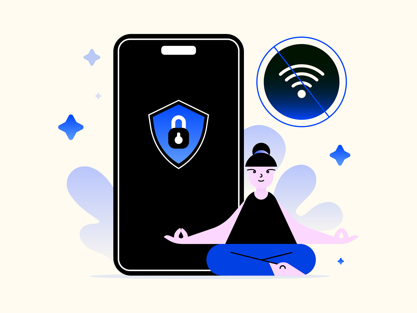 Cell Phones Without Access by Farida Sann on Dribbble