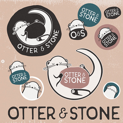 Otter & Stone Branding branding graphic design logo