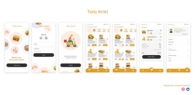 Small Scale Burger Shop's Online Delivery App food online delivery app shopping ui