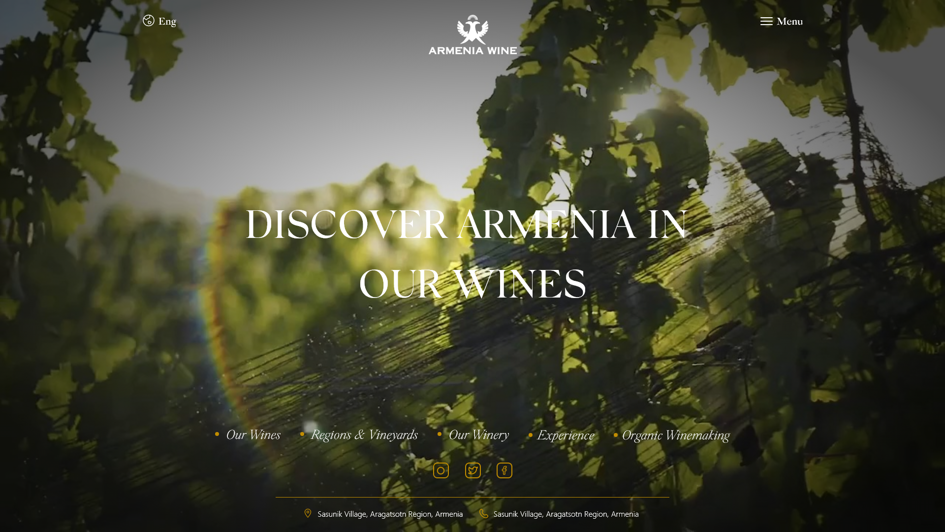 Armenia Wine animation culturalheritage dribbbleshowandtell motiondesign uiux webdesign wine wineart wineculture winedesign winewebsite
