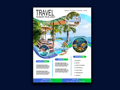 Travel Flyer design flyer graphic design illustration photoshop post travel travel flyer
