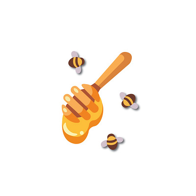 Honey app branding design graphic design illustration logo typography ui ux vector