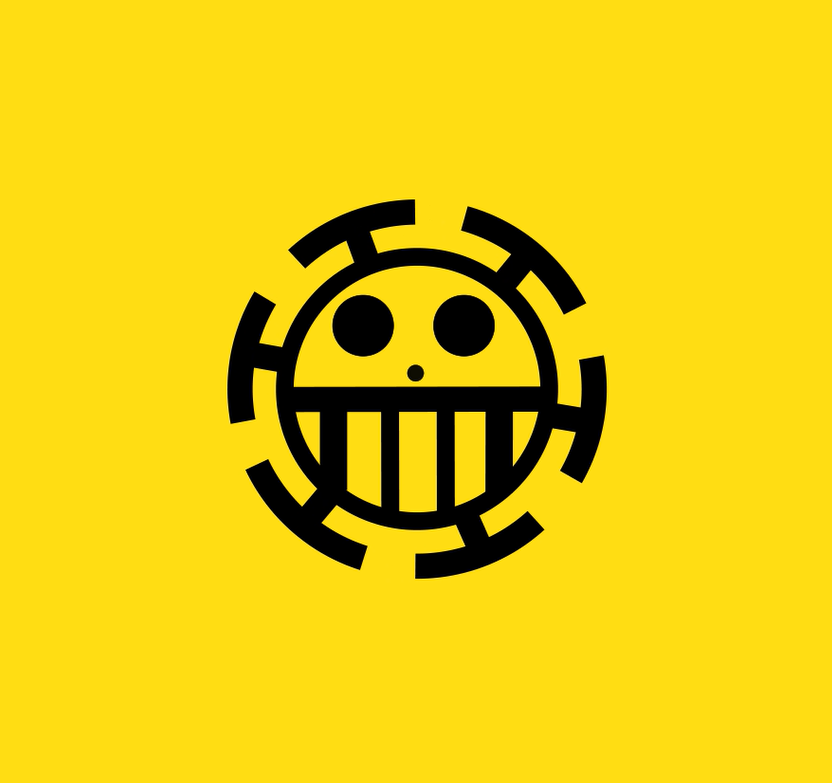 Trafalgar D. Water Law - logo animation 2d 2d animation animated logo animation anime anime fans law logo logo animation logo anime motion motion design motion graphics one piece