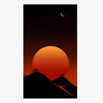 Sunset app branding design graphic design illustration logo typography ui ux vector