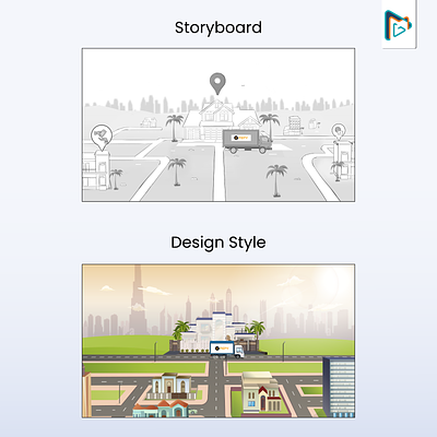 Storyboard to Illustration Concept design graphic design illustration storyboard