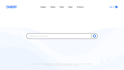 Search engine concept interface & logo brand design daily ui product design ui ux design web design
