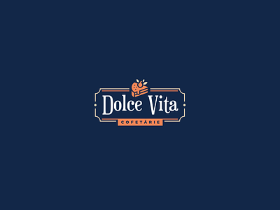 Dolce Vita | Logo & Brand Identity brand branding cake cakeshop design dolce graphic design logo shop vector