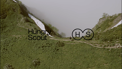 Hungry Scout marketing consultancy logotype & visual identity branding graphic design logo symbol