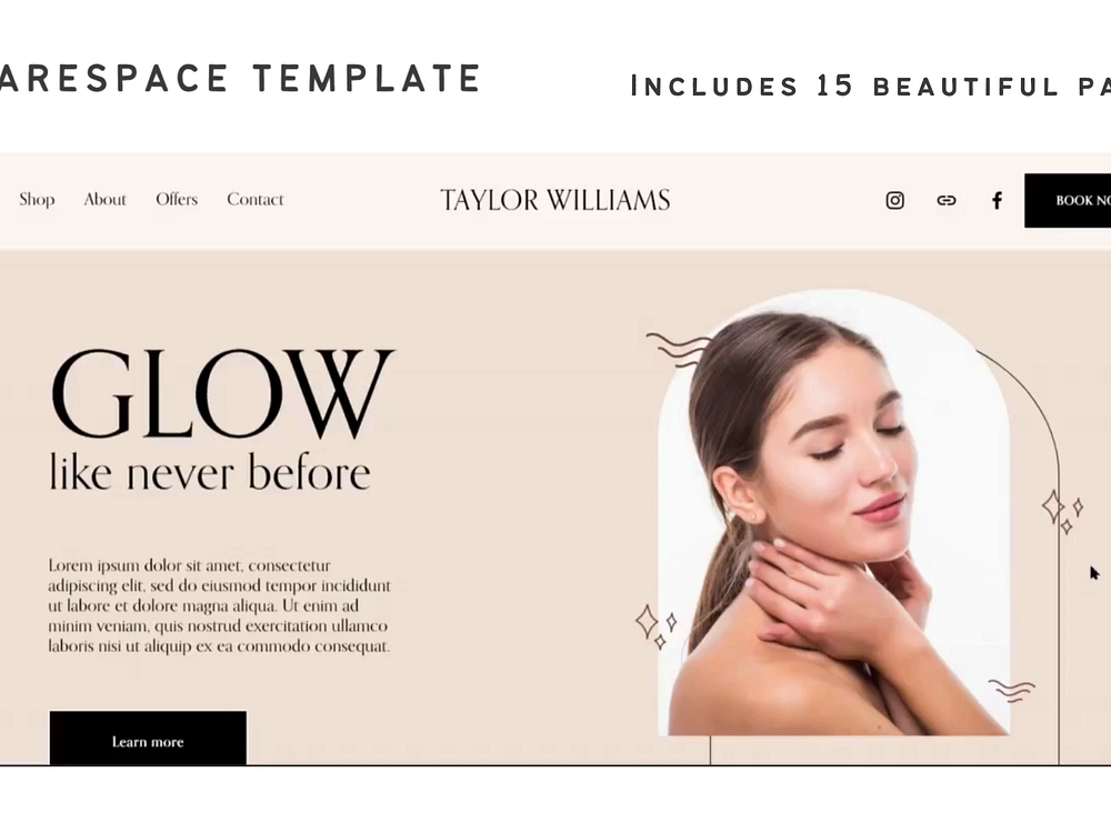 Skin Care Website Template designs, themes, templates and downloadable 