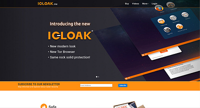 ICLOAK project branding graphic design motion graphics ui