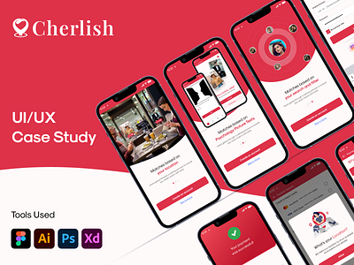 Dating App - Cherlish app design dating app dating app design dating app development design graphic design mobile app motion graphics ui