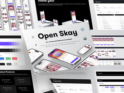 Open Skay - NFT Platform UI Kit Mobile crypto crypto art mobile mobile app mobile design nft nft art nft marketplace nft platform ui ui kit ui8