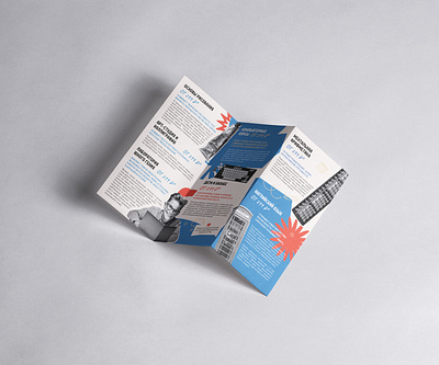 Trifold brochure (design + copywriting) brochure design flat graphic design illustration leaflet vector