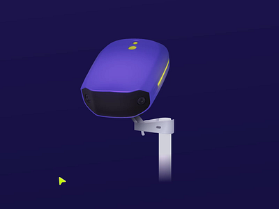 Baseline camera 🎥🎾 3d animation baseline camera curser following interaction motion spline tennis