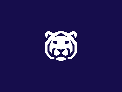 Tegro animal logo bengal tiger blockchain brand identity branding crypto game gaming kreatank logo logo design siberian tiger tech logo tegro tiger white tiger zoo logo
