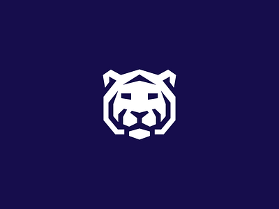 Tegro animal logo bengal tiger blockchain brand identity branding crypto game gaming kreatank logo logo design siberian tiger tech logo tegro tiger white tiger zoo logo