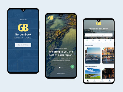 Travel Guide App UI design by Lisa Yaryhina on Dribbble