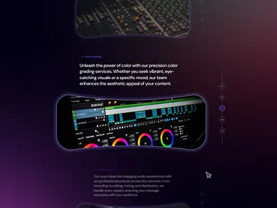Nextgen studio (4/4) design figma landing page posdcast services studio ui design web design