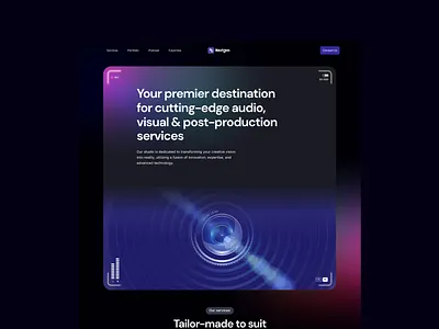 Nextgen studio (1/4) design figma landing page podcast product design section ui ui design web design