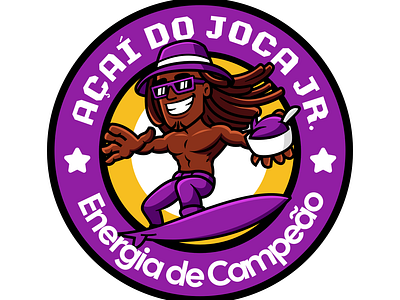 Redesign for Açaí do Joca Jr. branding graphic design illustrator logo photoshop redesign