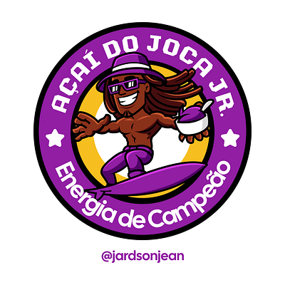 Redesign for Açaí do Joca Jr. branding graphic design illustrator logo photoshop redesign