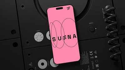 Suena Brand Identity branding design device download free freebie graphic design iphone logo mockup mockupcloud mockups