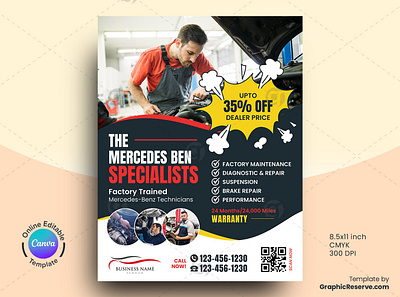 Mercedes Car Repairing Flyer Template Canva affordabale auto repair auto repair experts automobile repair canva flyer canva canva flyer design canva flyer template car engine repair flyer car maintainenance flyer car problem solved car repairing flyer car service flyer canva template car specialist flyer luxury car maintenance flyer mechanic shop mercedes benz mechanic mercedes repair experts flyer mercedes specialist flyer specialized auto service trusted mercedestechnician