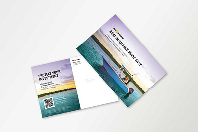 Insurance Collateral branding buckslips graphic design insurance marketing marketing collateral postcards